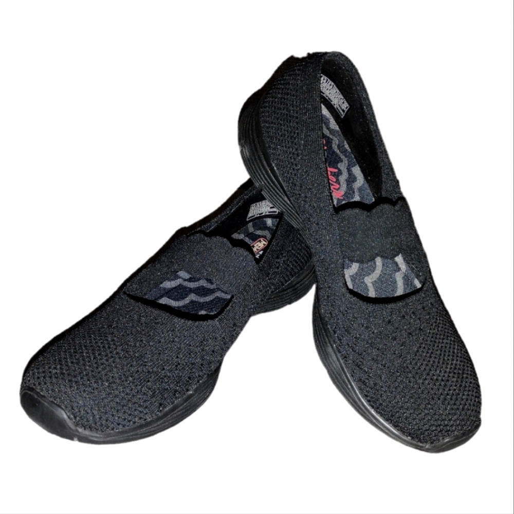 Skechers Black Seager Power Hitters 49622 Mary Jane Walking Shoes 8.5